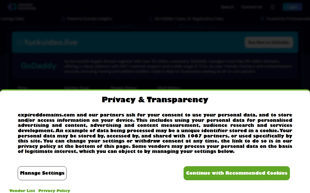Screenshot: Fuckvideolive Screenshot of Fuckvideolive